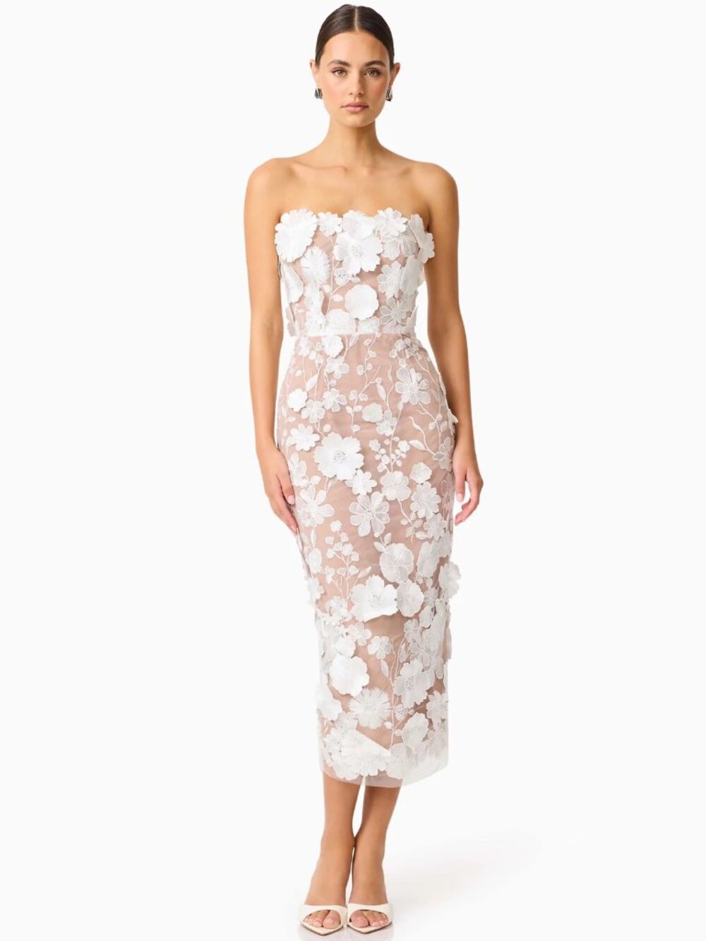 NEW! Elliatt White Helena Floral Dress - Size Small (NWT)
